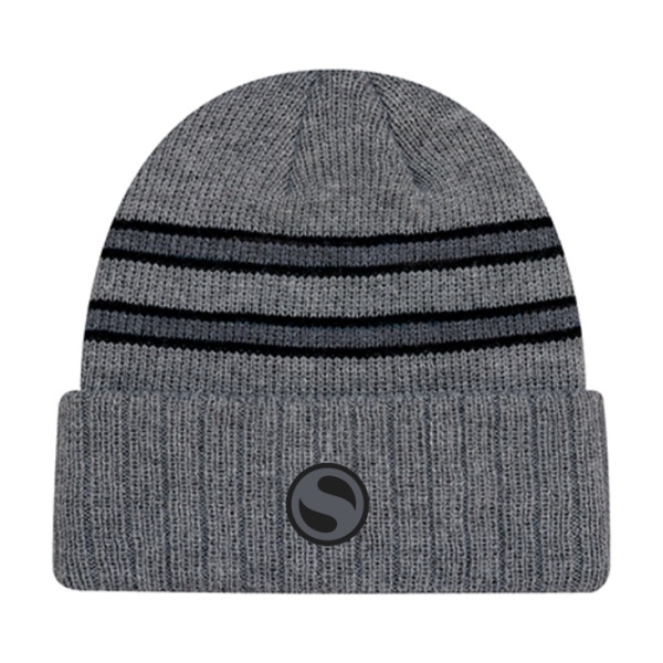 Adult Stripe Rib Knit Cuff Toque