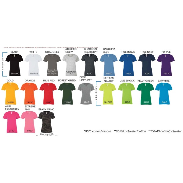 Ladies Eurospun Ring Spun Tee - Image 3