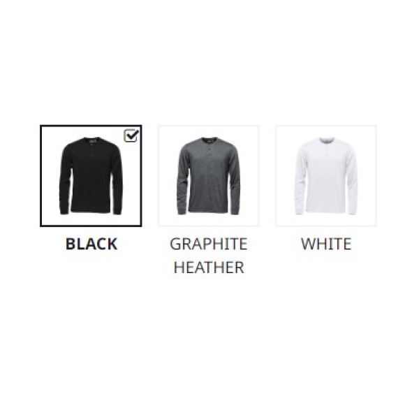 Mens Torcello Long Sleeve Henley - Image 3