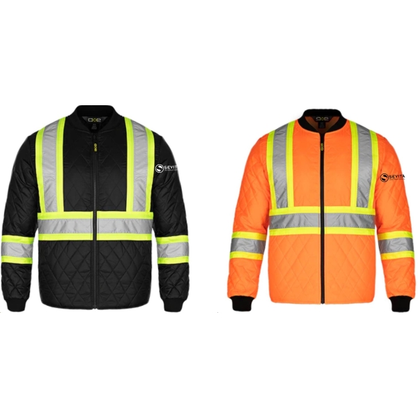 Adult Hi-Vis Quilted Jacket - Image 2