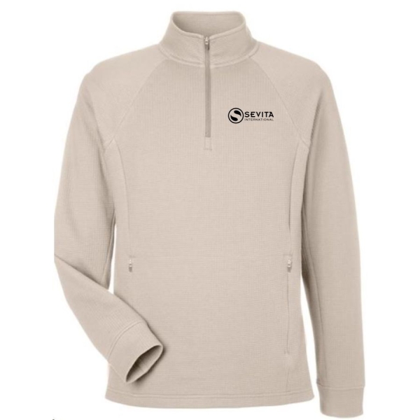 Mens Rhythm Waffle Quarter Zip