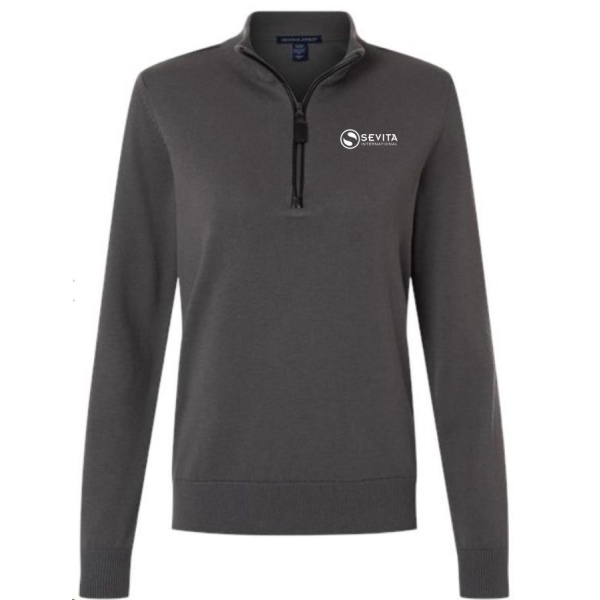 Ladies Classics Qtr Zip Sweater