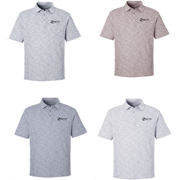 Mens Eclipse Jacquard Polo - Image 3