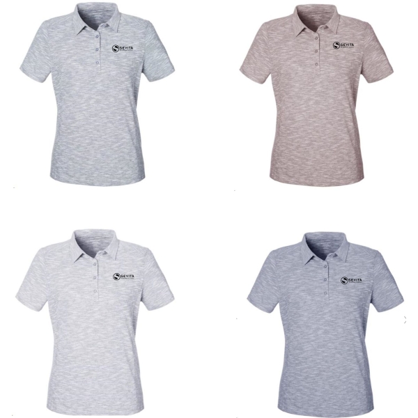 Ladies Eclipse Jacquard Polo - Image 3
