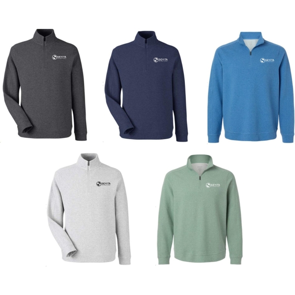 Mens Spirit Textured Quarter Zip - Image 3