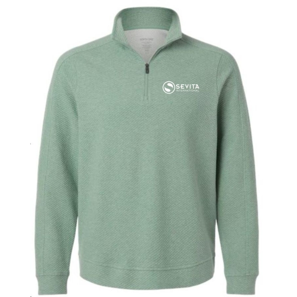 Mens Spirit Textured Quarter Zip