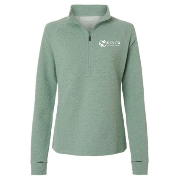 Ladies Spirit Textured Quarter Zip