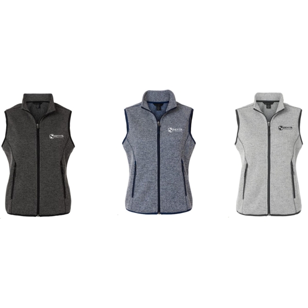Ladies Jasper Jacquard Vest - Image 3