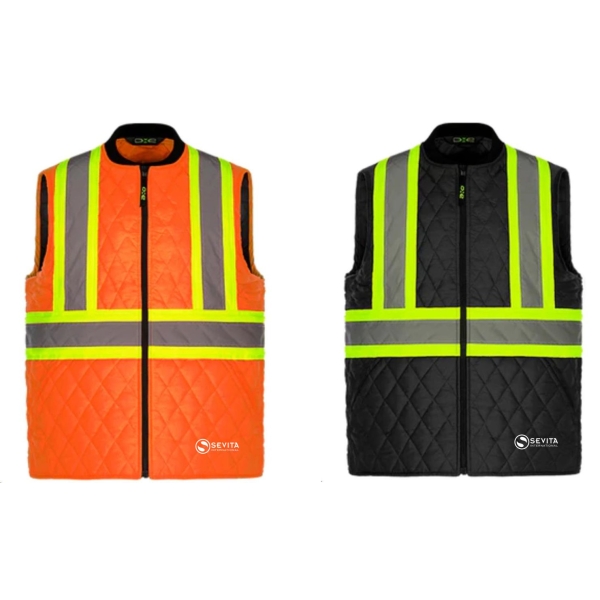 Adult Hi-Vis Quilted Vest - Image 2
